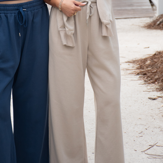 LuLu MAC SAND Terry Cloth Pants