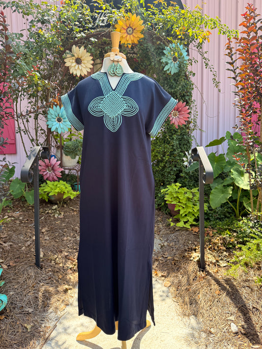 The Elle Dress in Navy