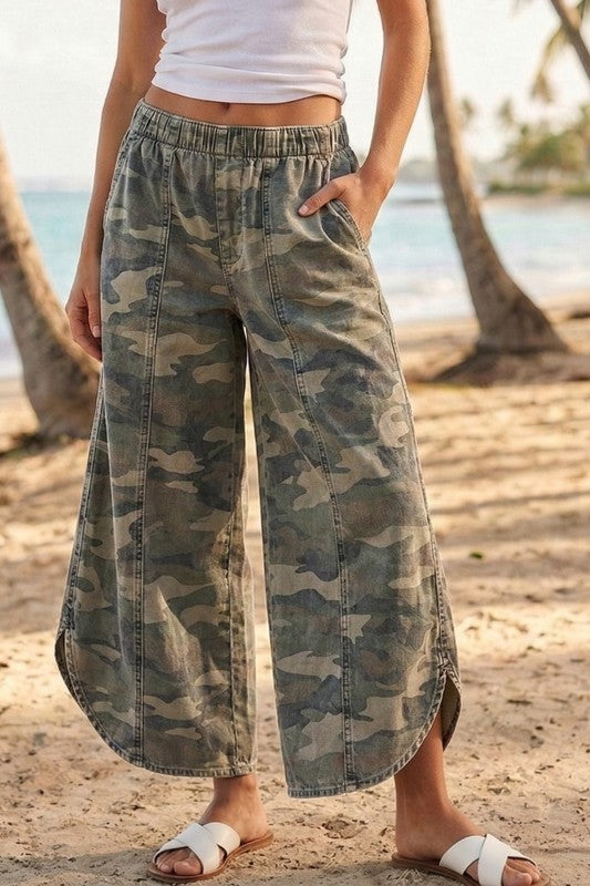 The Wynn Camo Tulip Pants