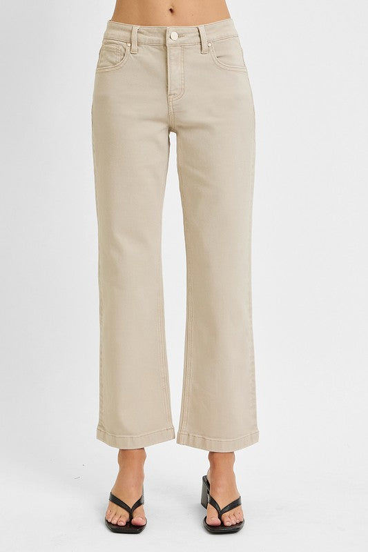 The Jett Mid Rise Ankle Jeans